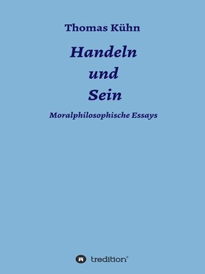 cover image of Handeln und Sein